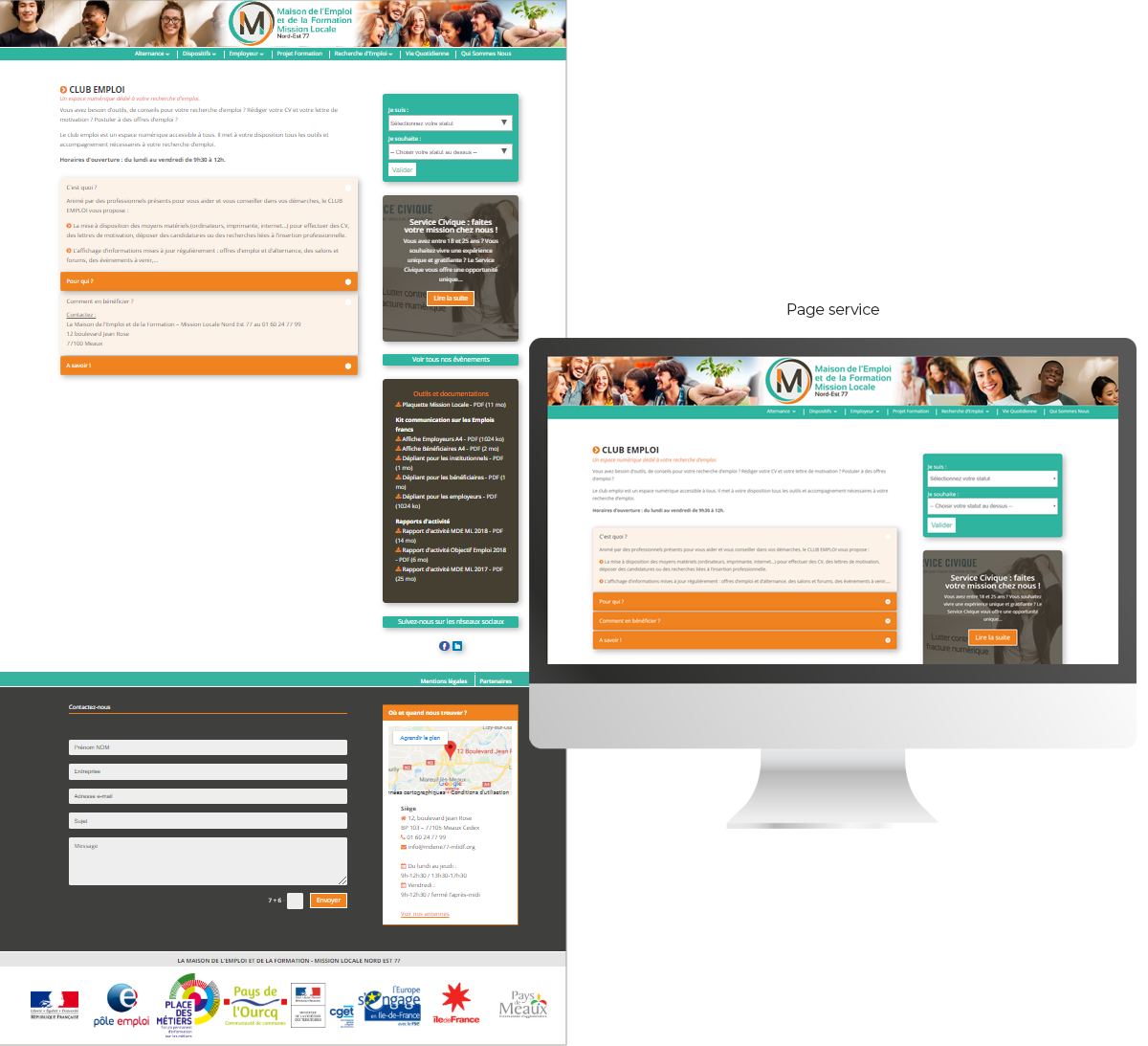 Site web- Service