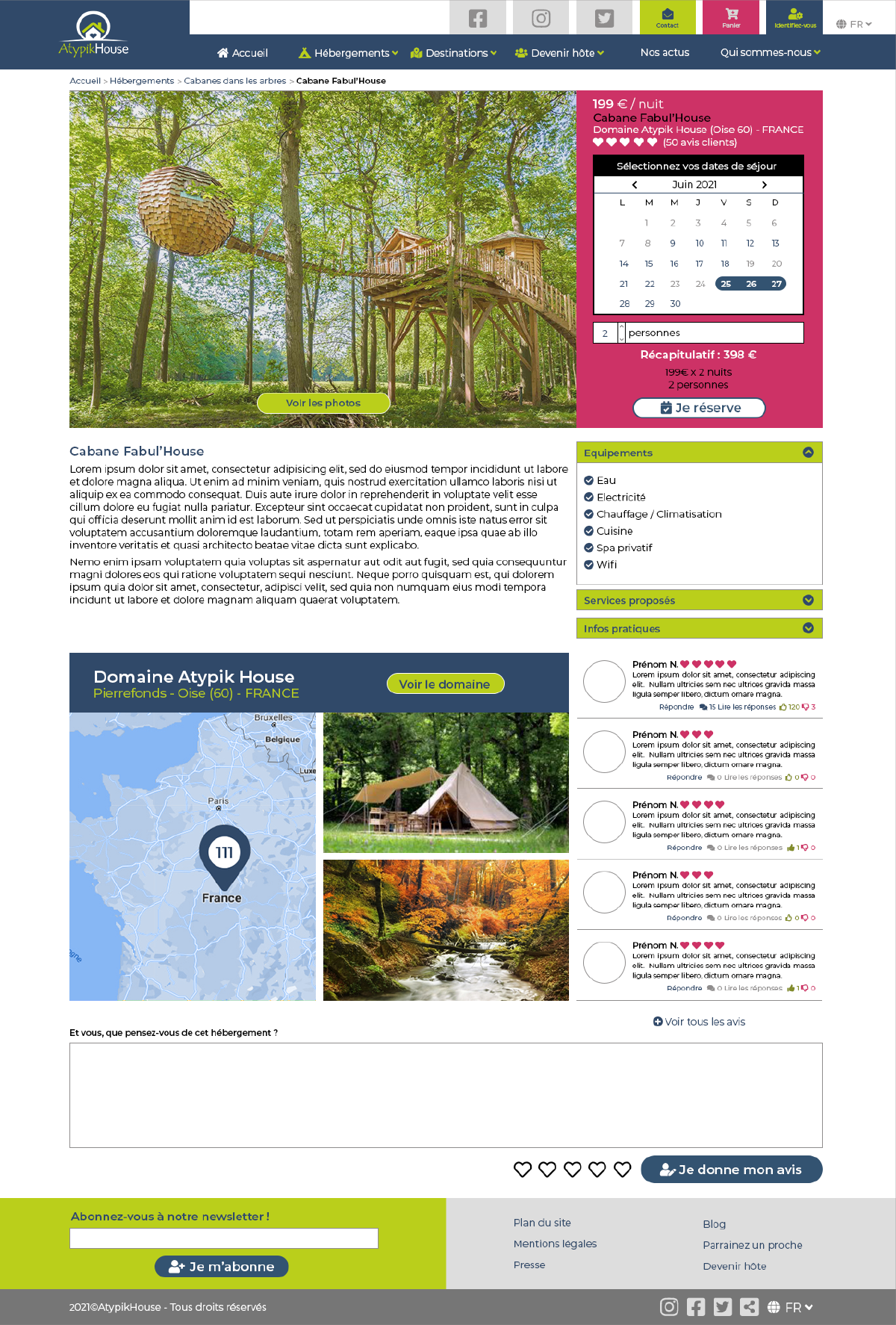 Site web-produit